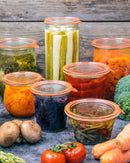 Weck Cylinder Glass Jar with Lid 1040ml 80x210mm (908)